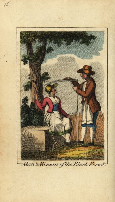 Hombre y mujer de la Selva Negra, Alemania de English School