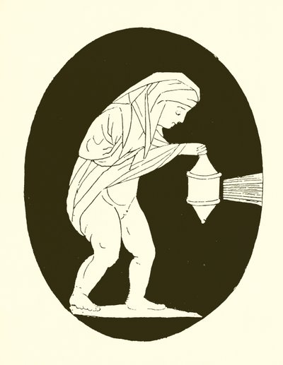 Hombre con luz de English School