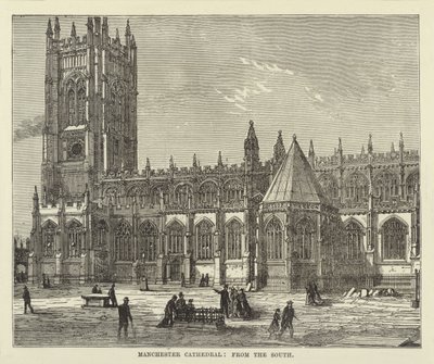 Catedral de Mánchester, desde el sur de English School