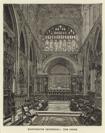 Catedral de Mánchester, el Coro de English School