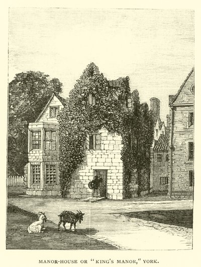 Casa Solariega o Kings Manor, York de English School