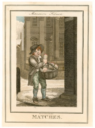 Mansion House. Fósforos de English School