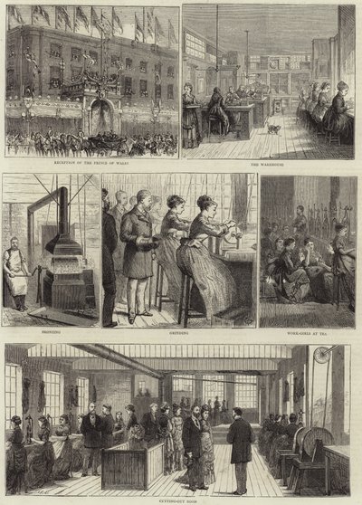 Fabricación de plumas de acero de English School