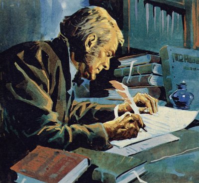 Muchos años después, Darwin escribió su libro El Origen de las Especies de English School