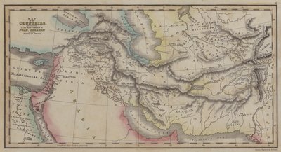 Mapa de los países mencionados en las historias de Noé, Abraham y los reyes de Israel de English School
