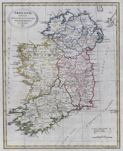 Mapa de Irlanda de English School