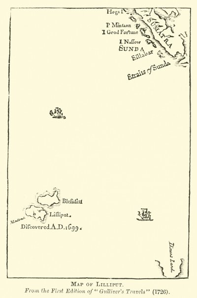 Mapa de Lilliput de English School