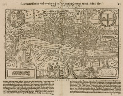 Mapa de Londres de English School