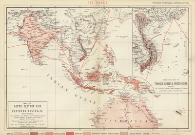 Mapa del Sudeste Asiático y el Norte de Australia de English School