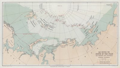 Mapa que muestra la ruta del Fram de English School