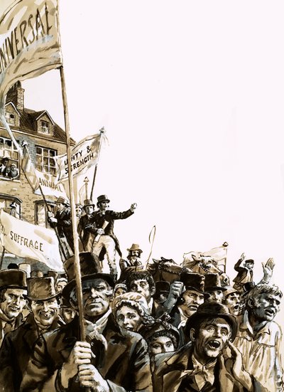 Marcha por el sufragio de English School