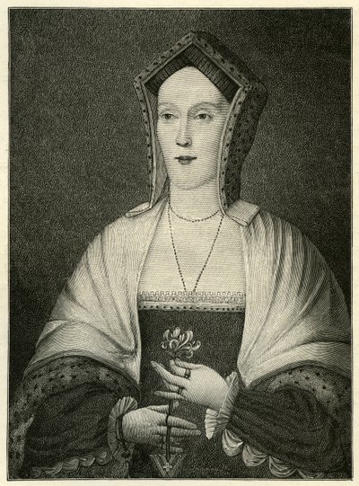 Margaret Pole, Condesa de Salisbury, ilustración para "A Short History of The English People (Vol II)" de John Richard Green de English School