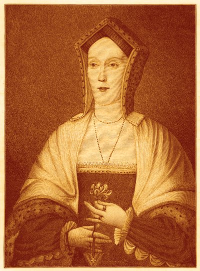 Margaret Pole, Condesa de Salisbury, ilustración para "A Short History of The English People (Vol II)" de John Richard Green de English School