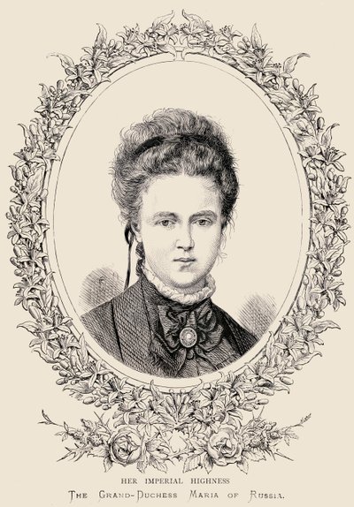 María Alexandrovna (1853-1920) Su Alteza Imperial la Gran Duquesa de Rusia de English School