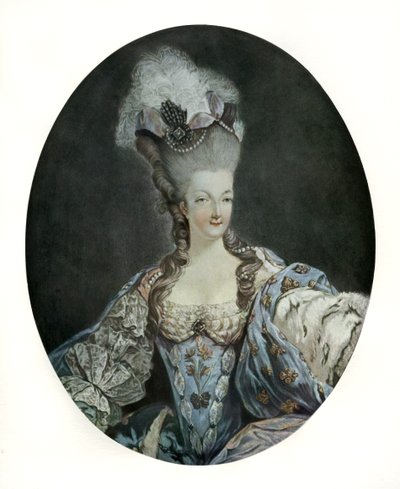 María Antonieta, Reina de Francia (impresión) de English School
