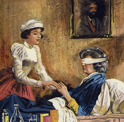 Marie Curie sufría de ojos muy débiles de English School