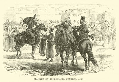 Mercado a caballo, Asia Central de English School