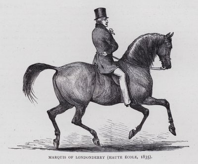 Marqués de Londonderry (grabado) de English School