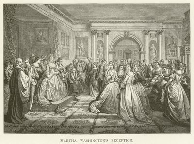 Recepción de Martha Washington de English School