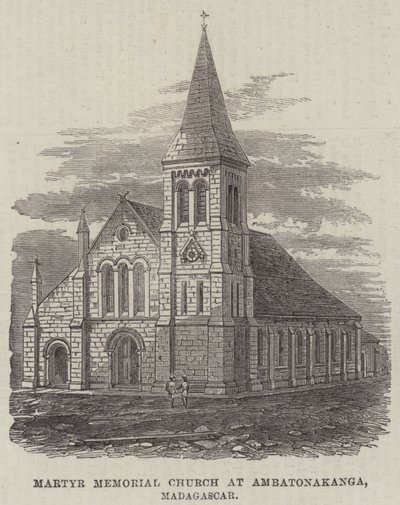 Iglesia Memorial de los Mártires en Ambatonakanga, Madagascar de English School