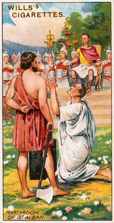 Martirio de San Albano, 304 d.C. de English School