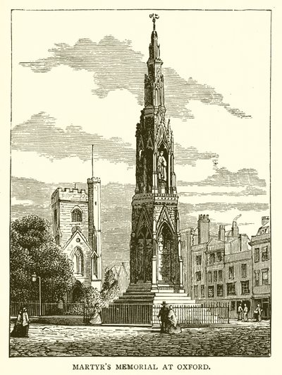 Monumento a los mártires en Oxford de English School
