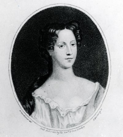 Mary Burwell, Esposa de Robert Walpole, impresión hecha por W. Gardiner, 1802 (grabado) de English School