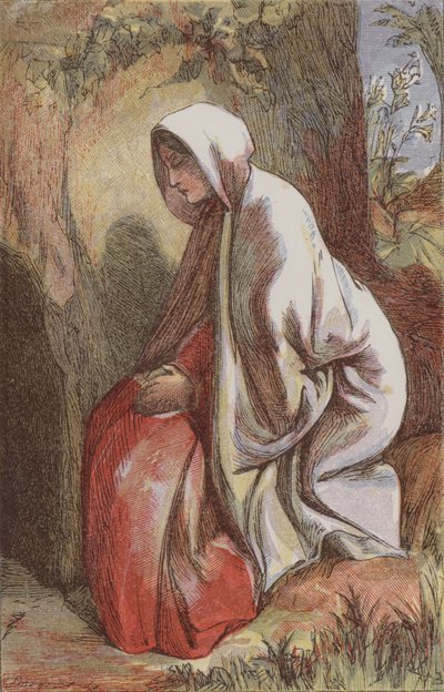 María Magdalena en el jardín de English School