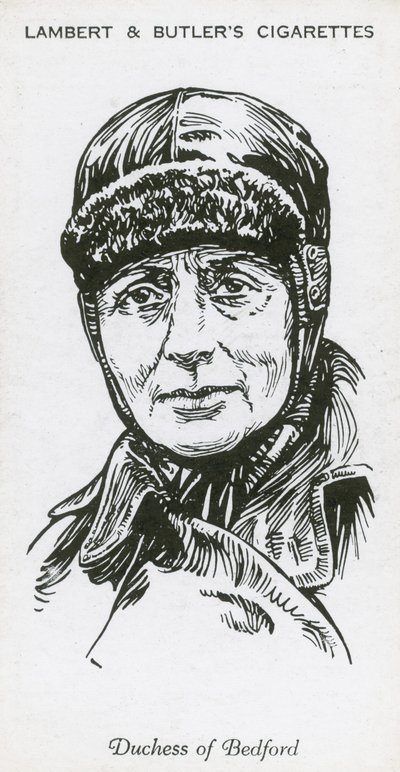 Mary Russell, duquesa de Bedford, aviadora inglesa de English School
