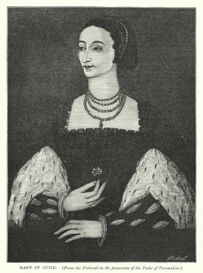 María de Guisa (grabado) de English School