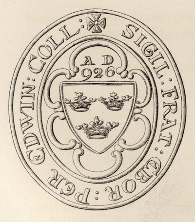 Sello masónico de la Gran Logia de Toda Inglaterra, York, c.1766, de La Historia de la Masonería, volumen II, publicado por Thomas C. Jack, Londres, 1883 de English School