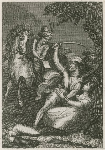 Masacre de la Guarnición Británica en Kandy, Ceilán, 1803 de English School