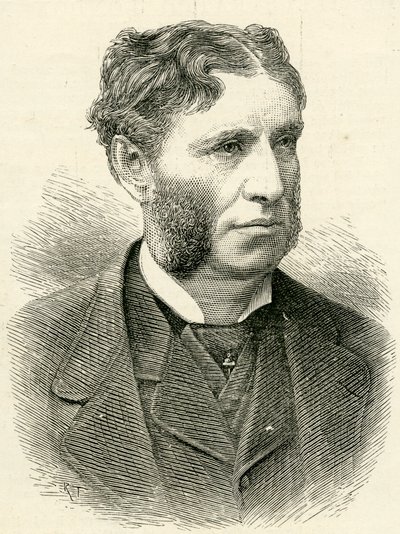 Matthew Arnold (1822-88) de The Illustrated London News 21 de abril de 1888 de English School