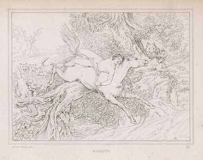 Mazeppa, basado en el poema de Lord Byron de English School