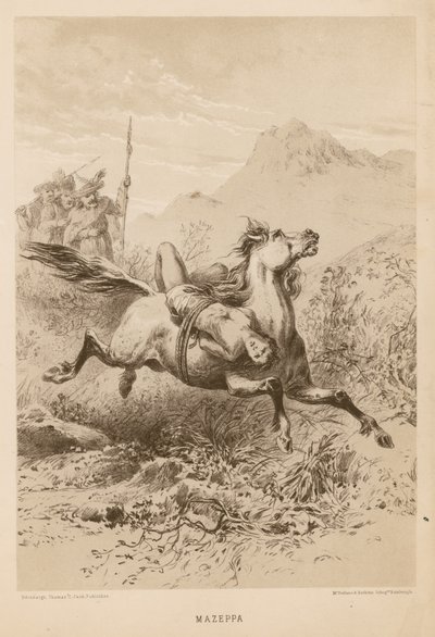 Mazeppa, basado en el poema de Lord Byron de English School