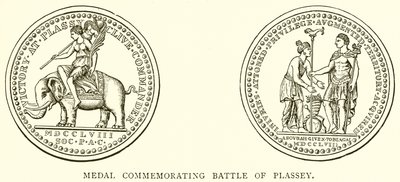 Medalla conmemorativa de la batalla de Plassey de English School