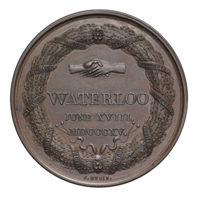 Medalla conmemorativa de la Batalla de Waterloo de English School