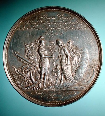 Medalla conmemorativa del Matrimonio de la Princesa María (1631-60) con Guillermo de Orange (1626-50) de English School