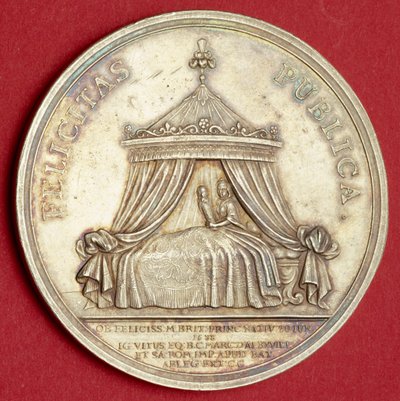 Medalla conmemorativa del nacimiento del Príncipe James, 1688 de English School