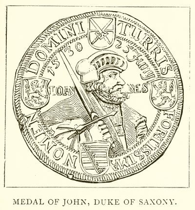Medalla de Juan, Duque de Sajonia de English School