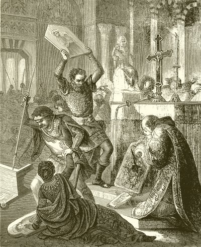 Fanatismo medieval: Destrucción de imágenes de English School