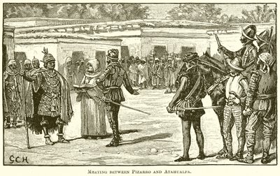 Encuentro entre Pizarro y Atahualpa de English School