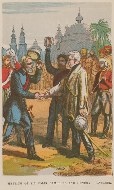 Encuentro de Sir Colin Campbell y el General Havelock de English School
