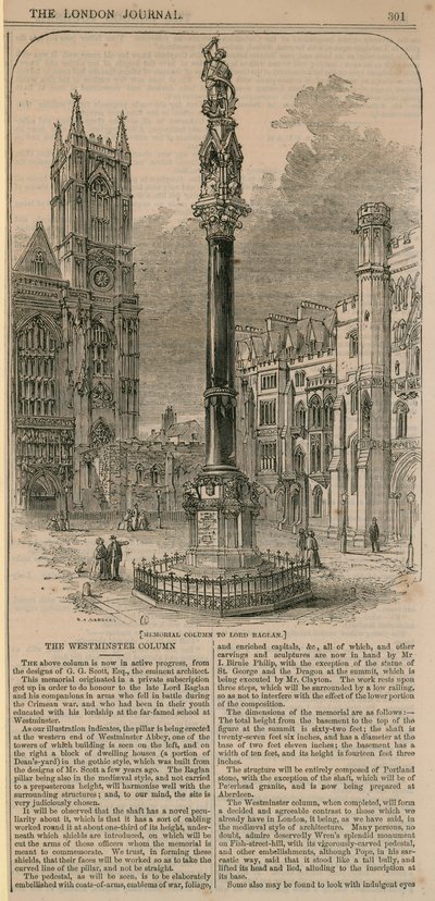 Columna memorial a Lord Raglan de English School