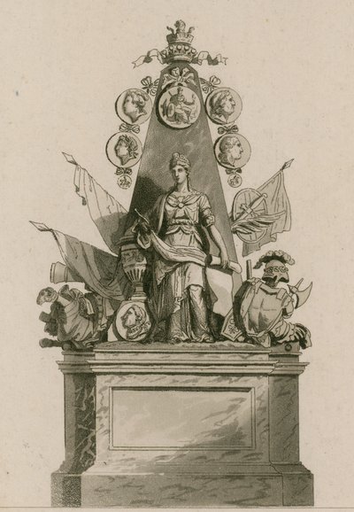 Memorial a Lord Ligonier, Abadía de Westminster, Londres de English School