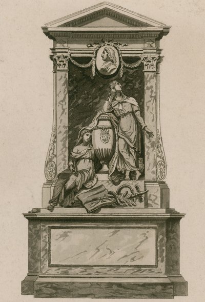 Memorial a William Pulteney, Conde de Bath, Abadía de Westminster, Londres de English School