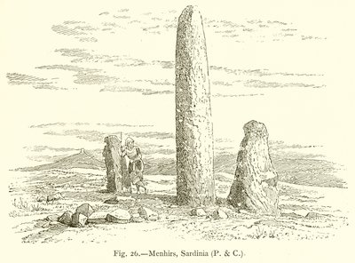 Menhires, Cerdeña de English School