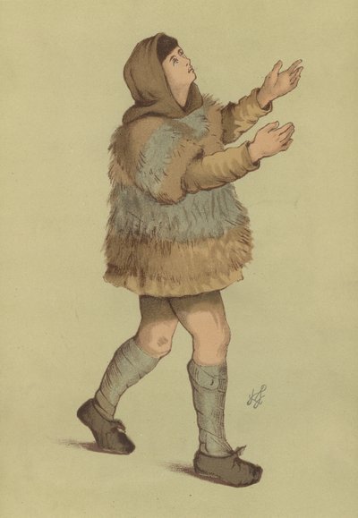 Traje masculino del reinado de Guillermo I de English School