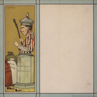 Ilustración de menú: Pimienta de English School