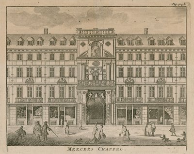 Mercers Chapel, Cheapside, Londres de English School